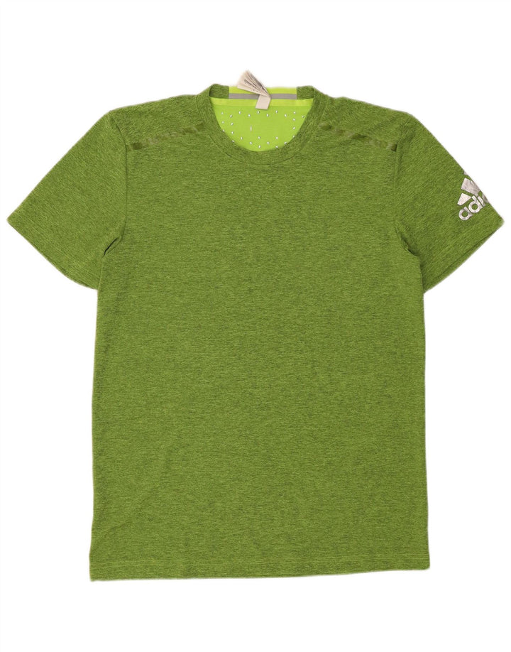 Adidas T-Shirt Homme Top Vert Moyen Moucheté Polyester