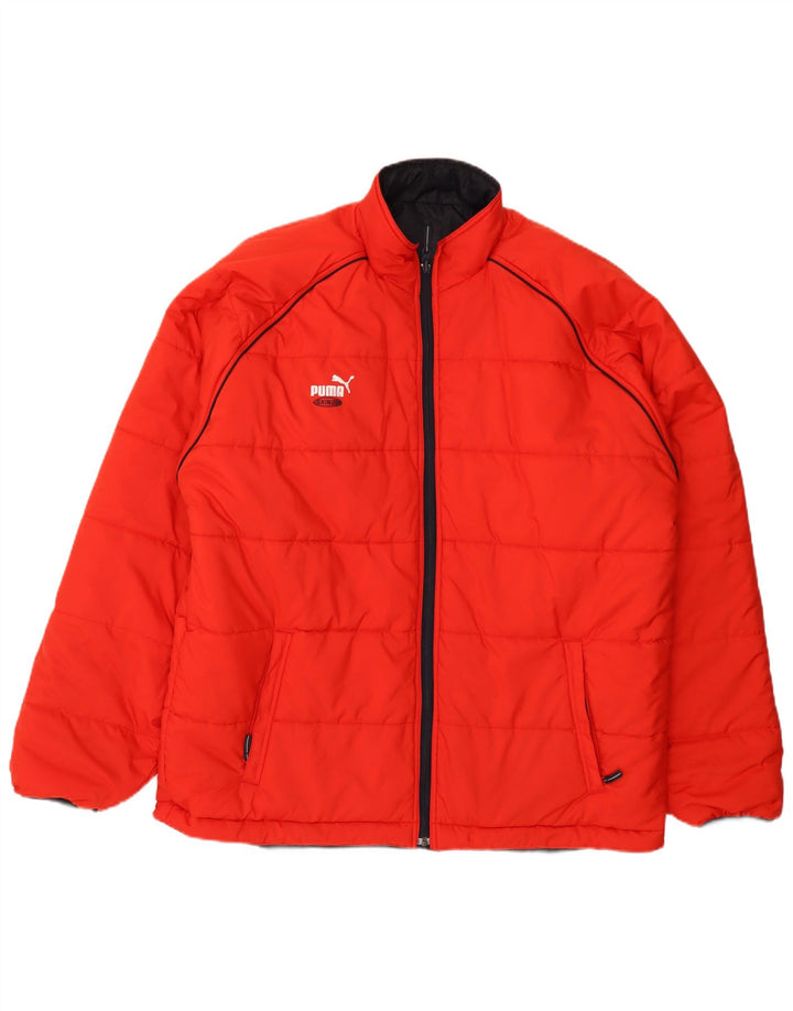 Puma Veste matelassée réversible pour homme UK 44 2XL Bleu marine Colourblock