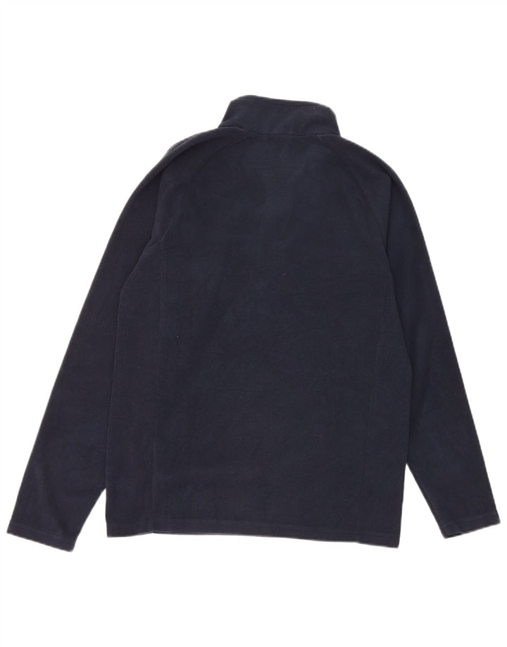 Kappa Pull Polaire Col Zippé Garçon 13-14 ans Bleu Marine Polyester