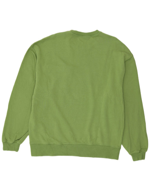 Zara Homme Sweatshirt Jumper XL Vert Coton