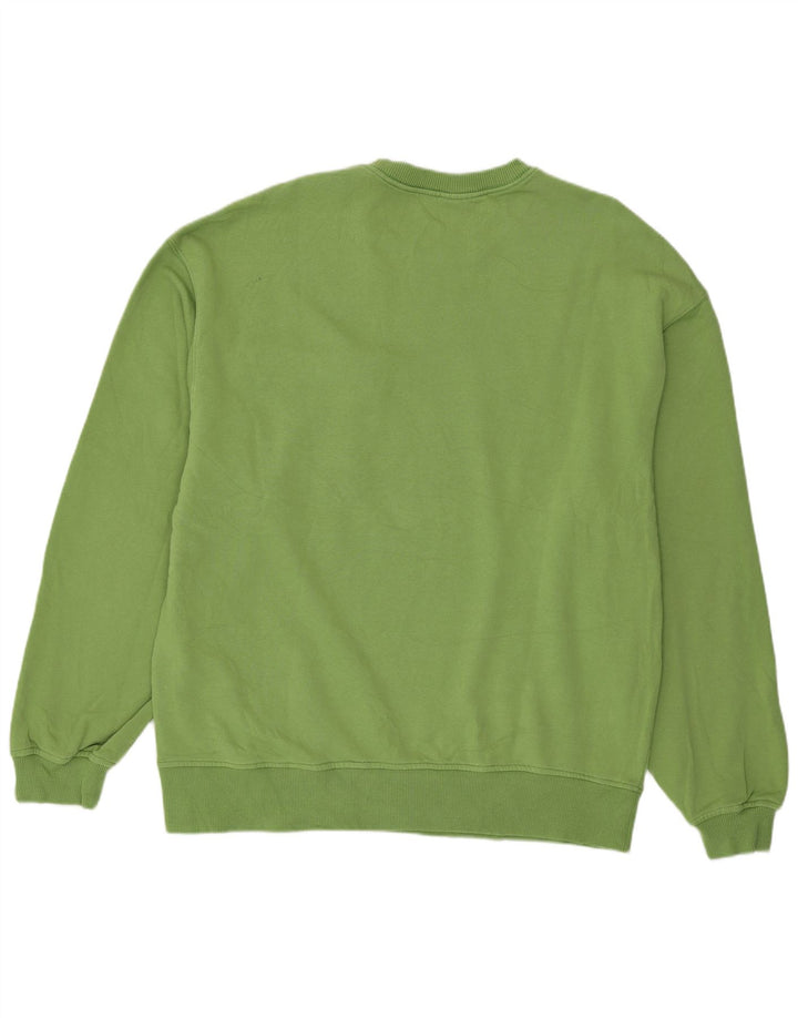 Zara Homme Sweatshirt Jumper XL Vert Coton