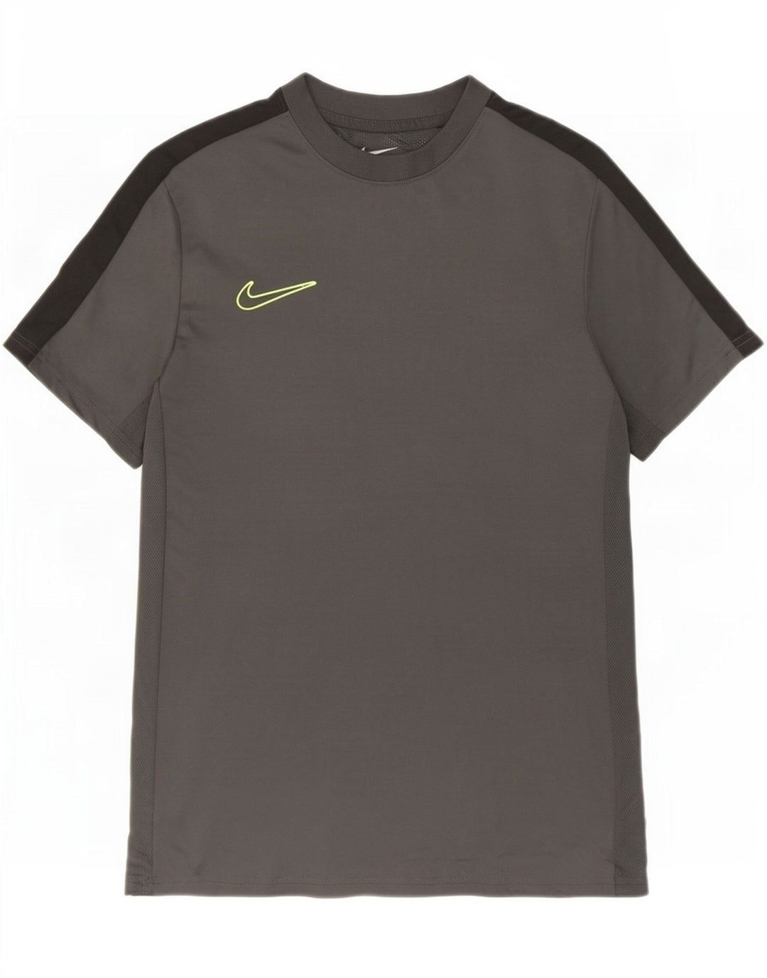 Nike Hommes Dri Fit Slim T-Shirt Haut Gris Moyen Colorblock Polyester