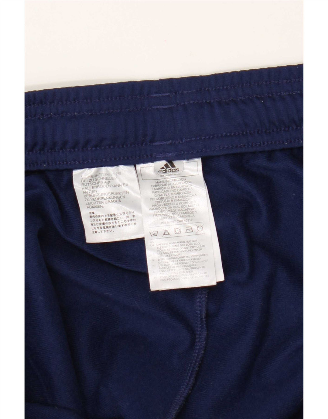 Adidas Pantalon de survêtement pour homme Joggers 2XL Bleu marine Polyester