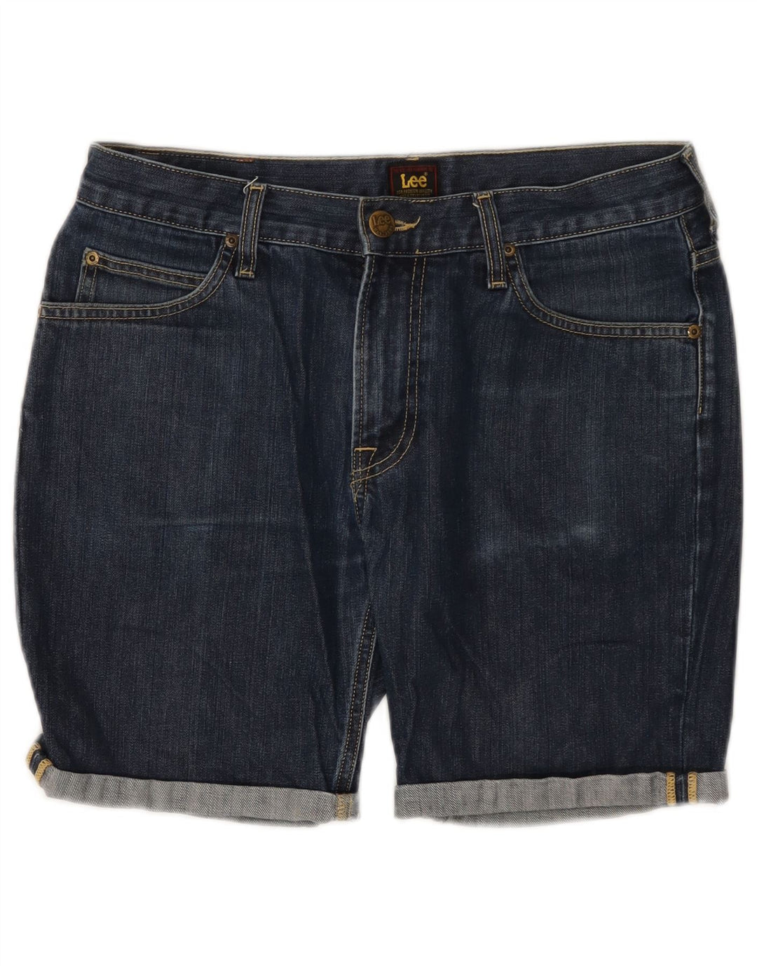 Lee Short en Jean Rider W31 Homme Bleu Marine Moyen Coton