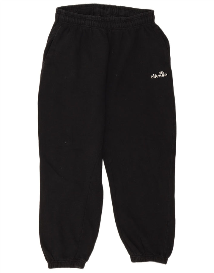 Ellesse Pantalon de survêtement pour homme Pantalon de jogging Large Noir Coton
