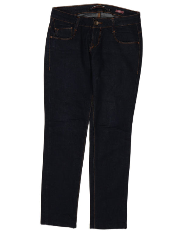 Zara Jean skinny femme EU 36 XS W26 L29 Bleu marine Coton