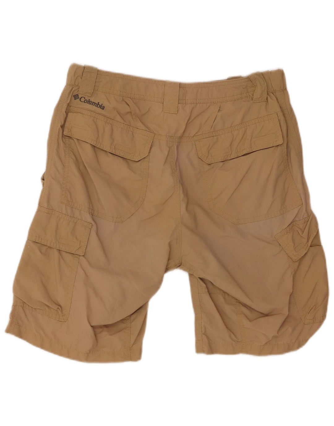 COLUMBIA Short Cargo Homme W32 Nylon Beige Moyen