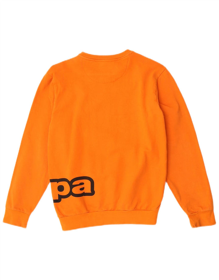 Kappa Sweat-Shirt Graphique Garçon 13-14 Ans Orange Coton