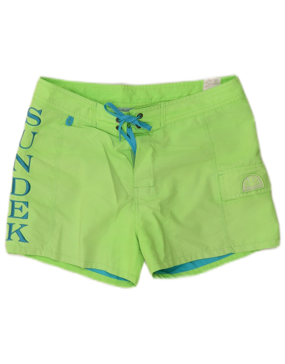 Sundek Short de bain graphique homme vert moyen polyester