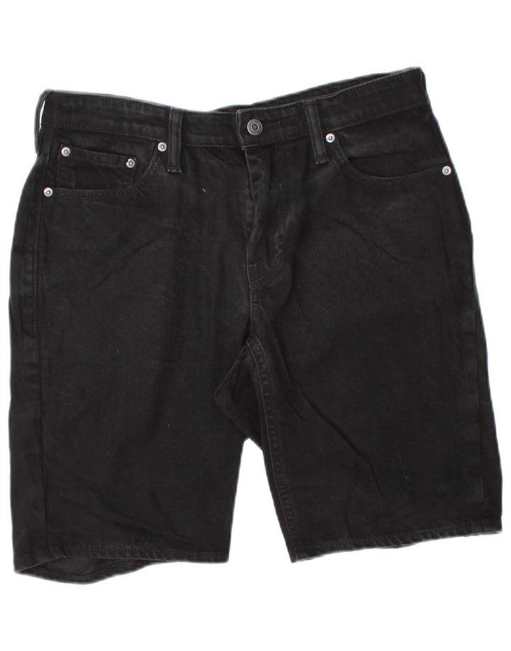 LEVI'S Short en Jean 541 W30 Homme Noir Moyen Coton