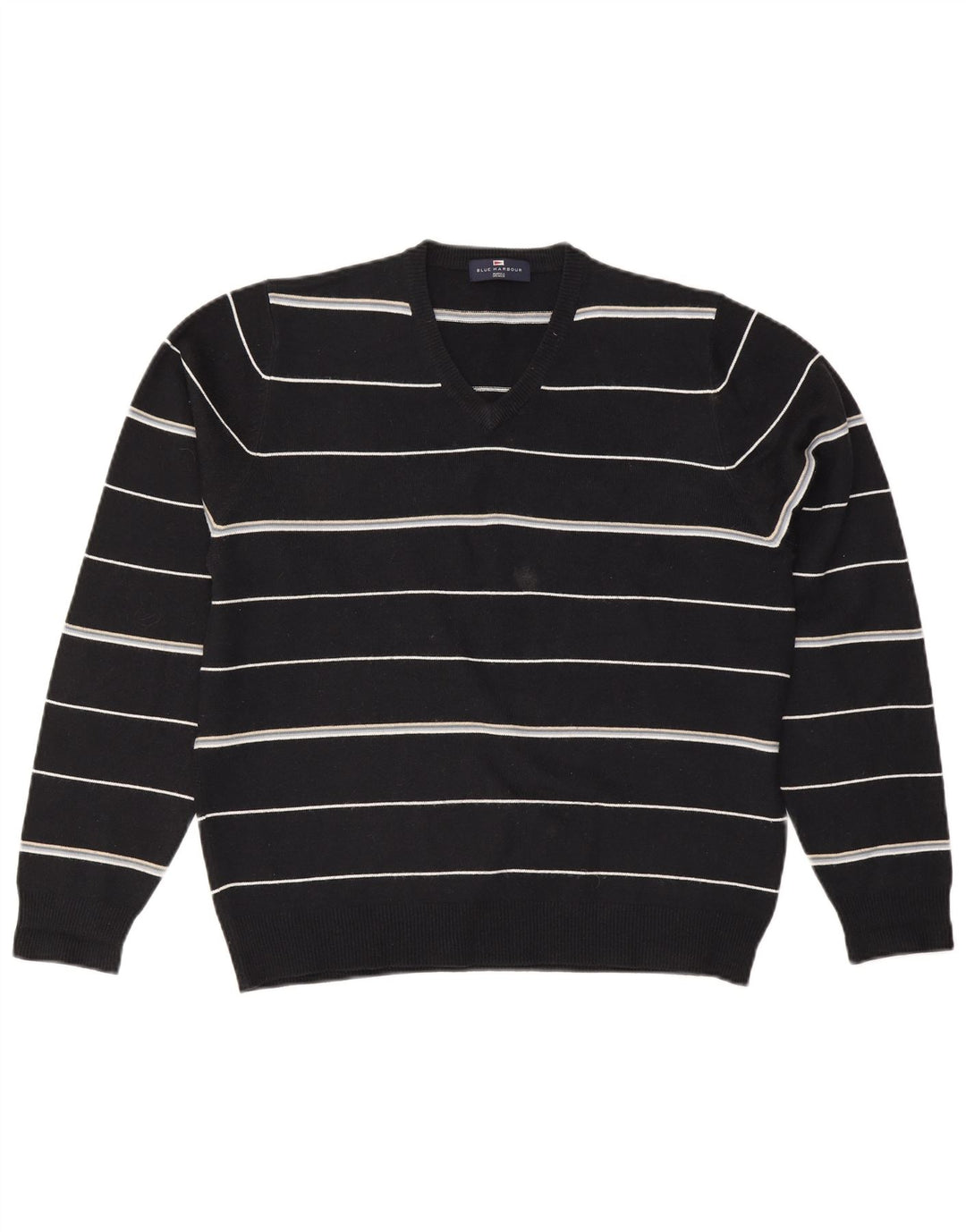 Marks & Spencer Pull Blue Harbor Col V Homme Bleu Marine Moyen