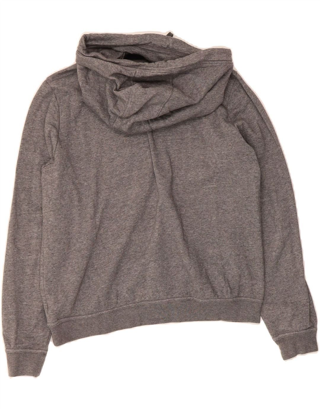 NIKE Womens Hoodie Jumper UK 14 Medium Grey Cotton Vintage Nike and Second-Hand Nike from Messina Hembry 
