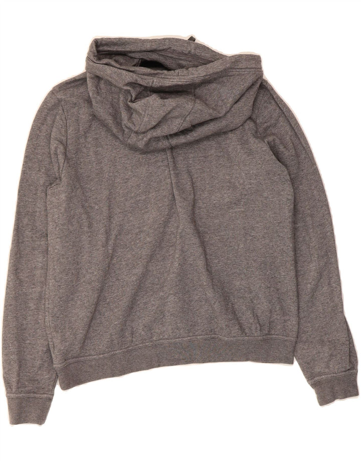 NIKE Womens Hoodie Jumper UK 14 Medium Grey Cotton Vintage Nike and Second-Hand Nike from Messina Hembry 