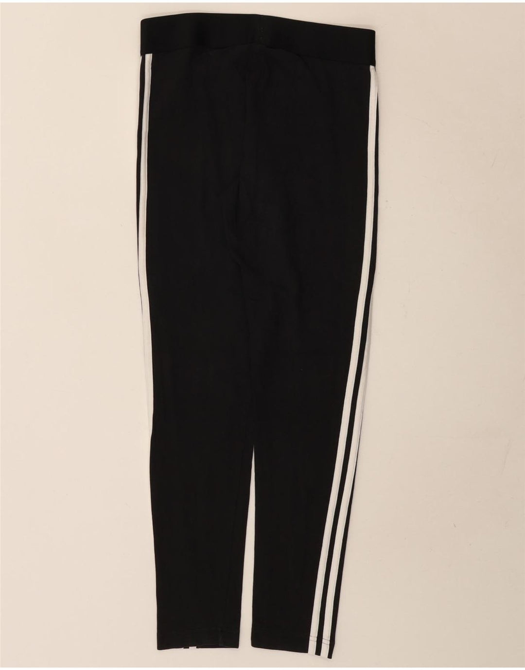 Adidas Leggings Femme UK 12/14 Moyen Noir