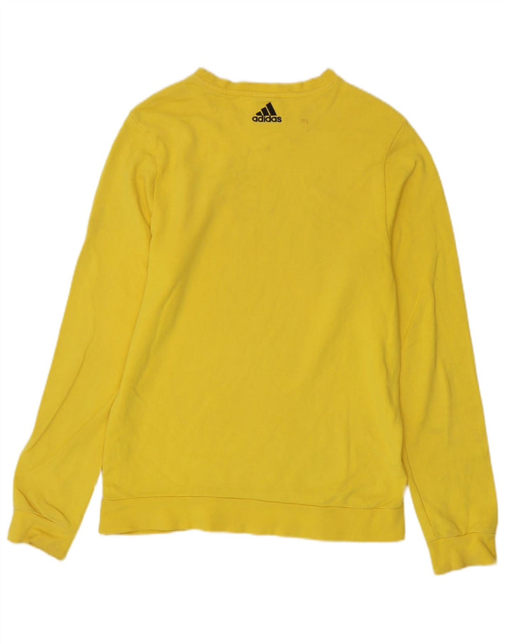 Adidas Sweat-Shirt Graphique Homme Jaune Moyen