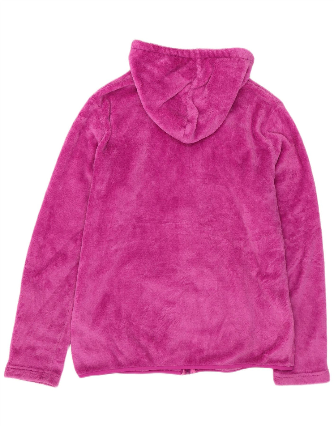 Brugi Veste polaire à capuche pour femme UK 18 XL Rose Polyester