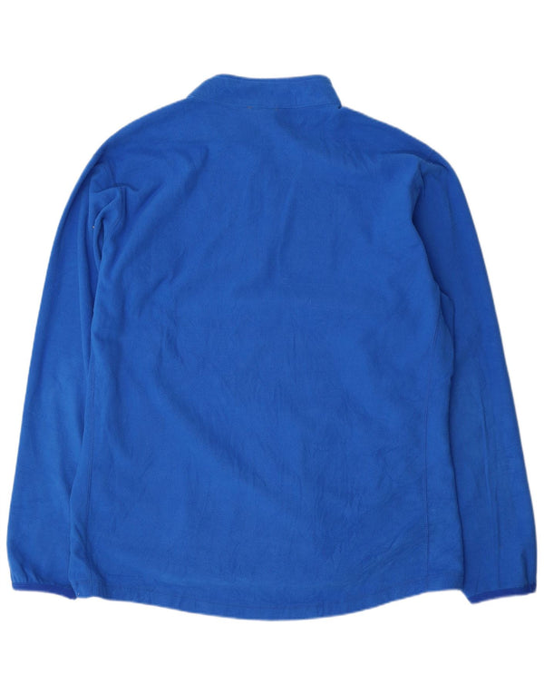 Nike Pull en polaire à col zippé Therma-Fit pour homme 2XL Bleu Polyester