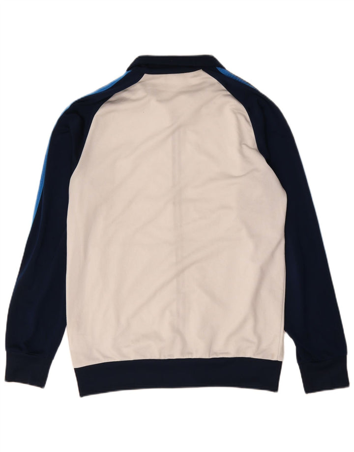 ADIDAS Veste de survêtement pour homme UK 38/40 Medium Blanc Colourblock