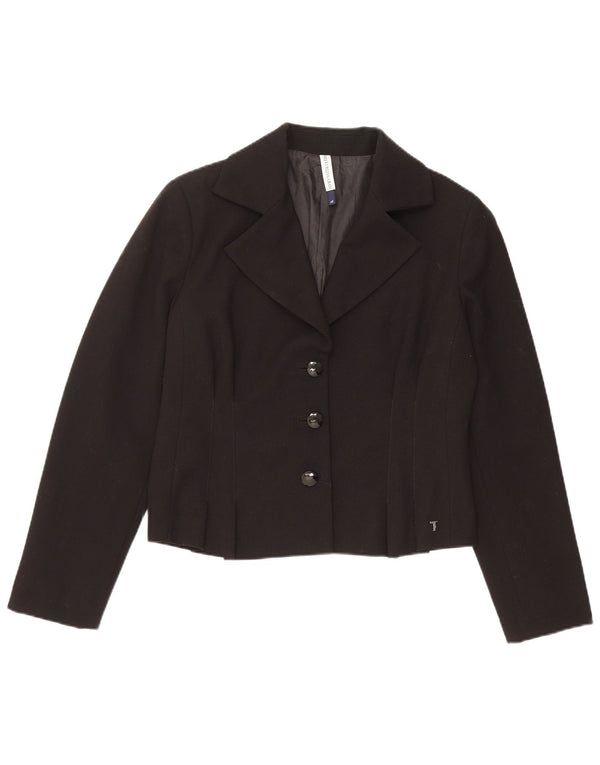 Trussardi Veste Blazer 3 Boutons Femme IT 48 XL Noir Polyester