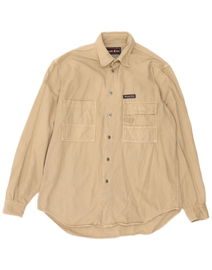 Murphy & Nye Chemise Homme Large Beige