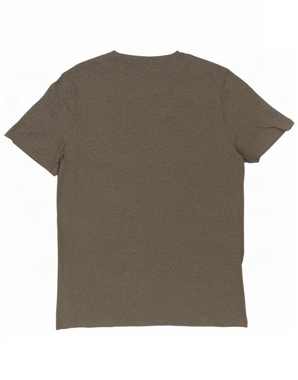 Timberland Tee-Shirt Regular Fit Graphic Homme Gris Moyen Coton