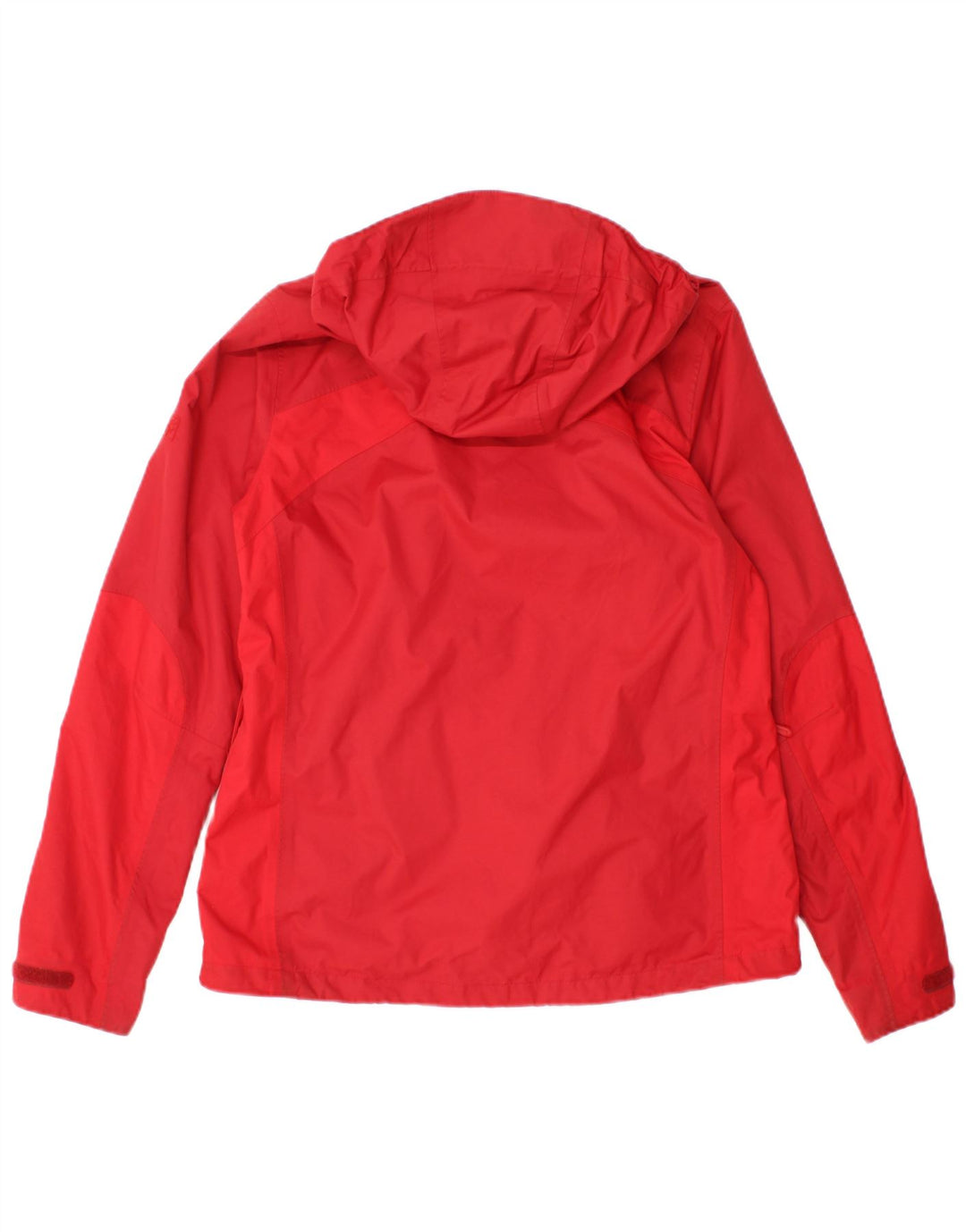 JACK WOLFSKIN Veste de pluie à capuche pour femme UK 8/10 Small Rouge Polyamide
