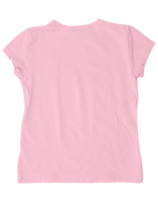 Polo Ralph Lauren T-Shirt Fille 8-9 ans Rose Moyen Coton