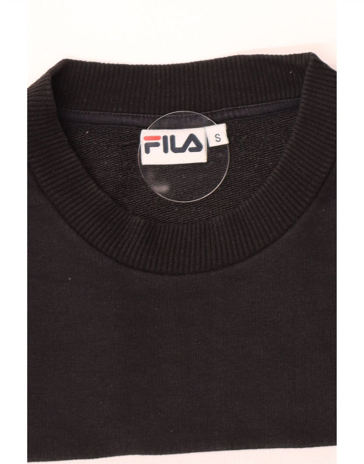 Fila Sweat-shirt graphique pour homme, petit, multicolore, colour block