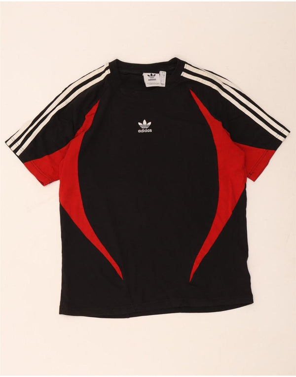 Adidas T-Shirt Homme Haut Petit Coton Colorblock Noir