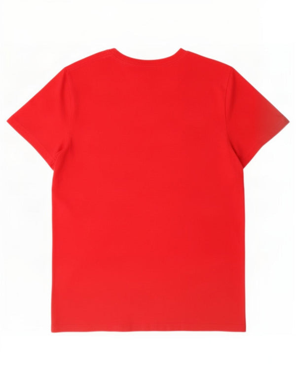 Hollister T-Shirt Graphique Homme Rouge Moyen Coton