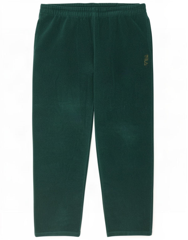 Fila Pantalon de survêtement en polaire pour femme IT 56 4XL Vert