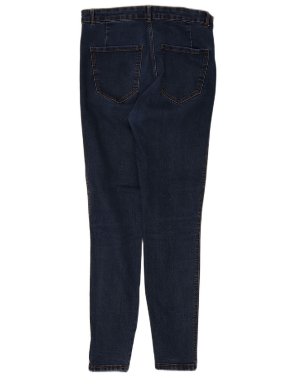 Zara Femme Trafaluc Jean Skinny Taille Haute EU 42 Large W32 L28 Bleu