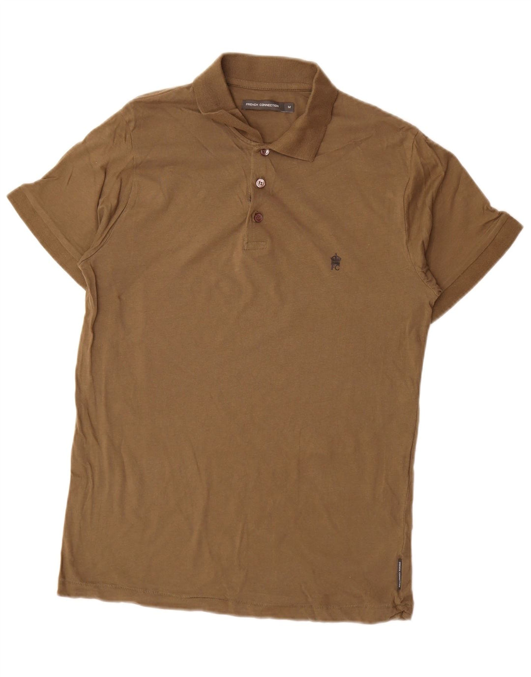 French Connection Polo Homme Kaki Moyen Coton