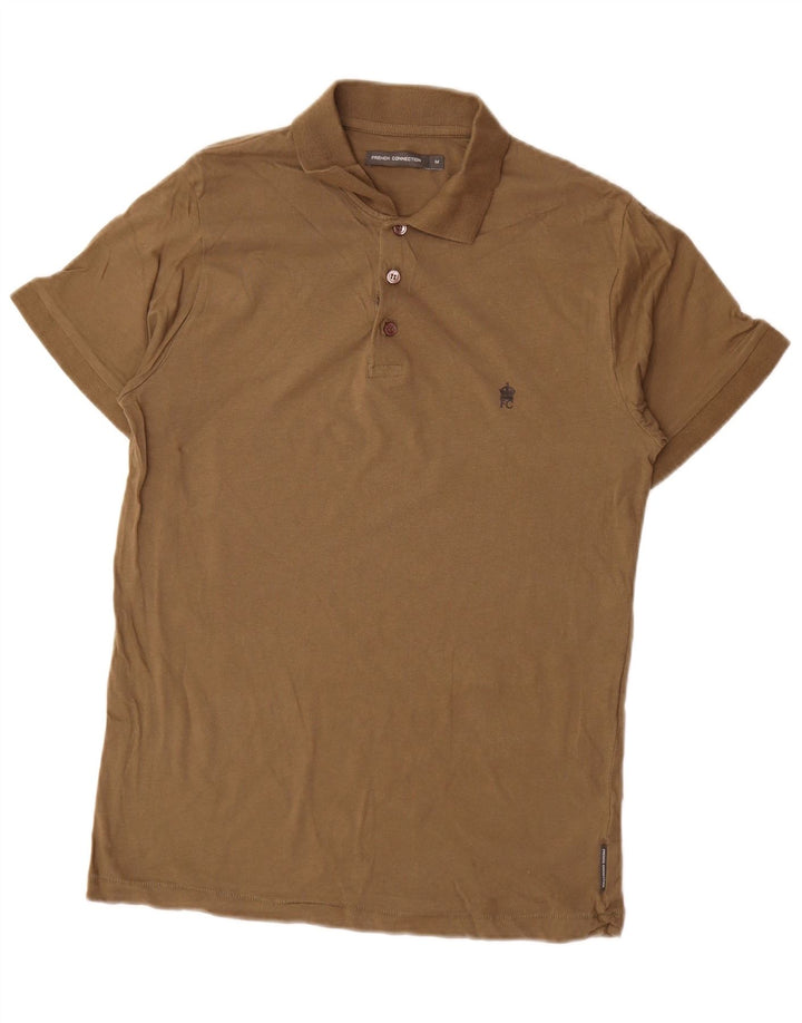 French Connection Polo Homme Kaki Moyen Coton