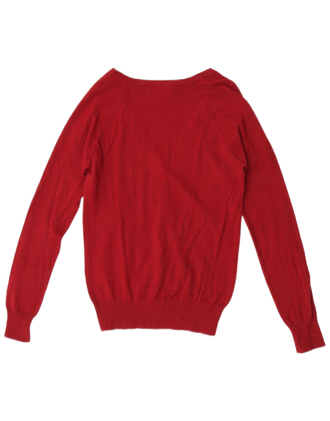 Zara Femme Pull Cardigan Rouge Moyen Coton