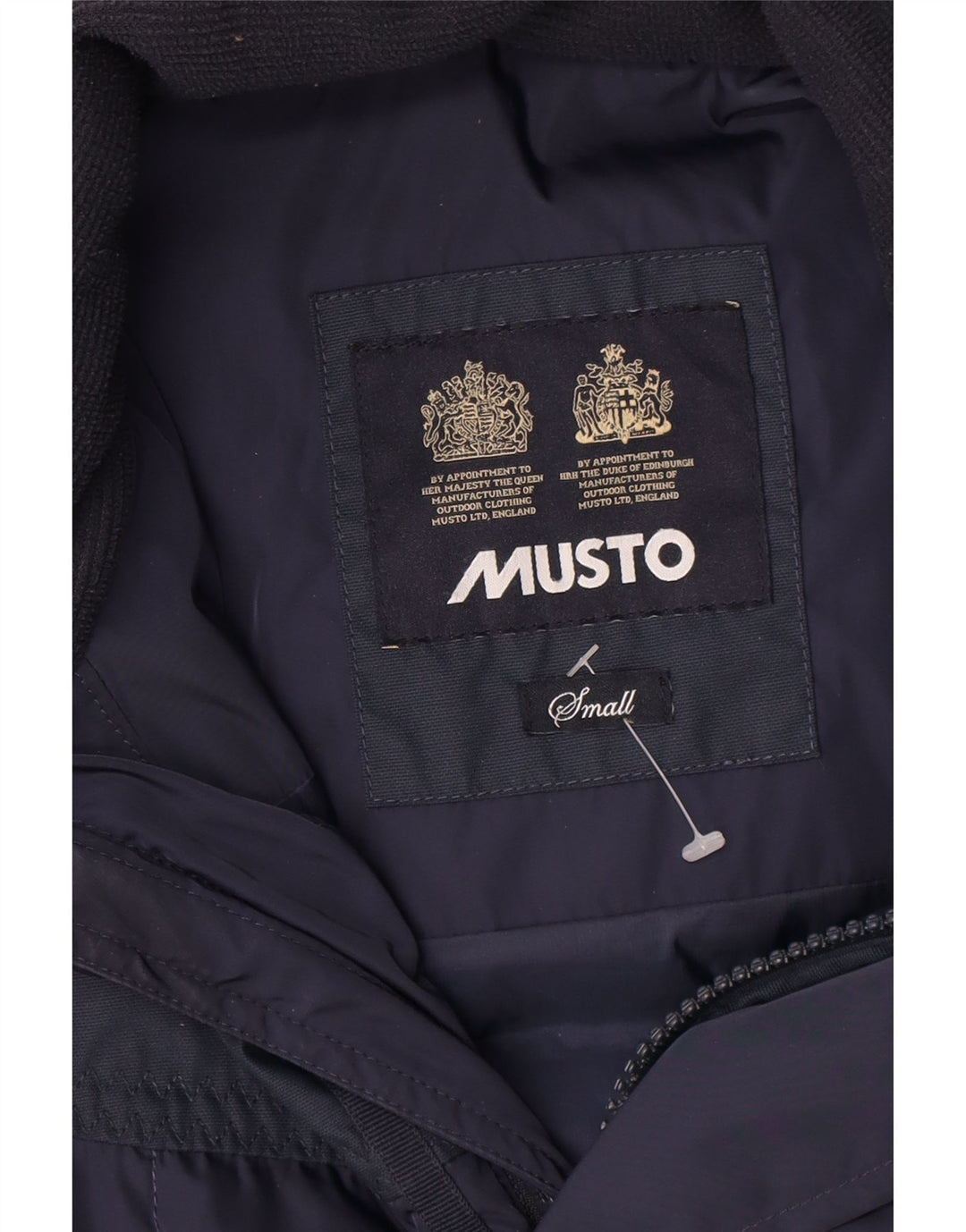 Musto Veste matelassée pour homme UK 36 Small Bleu marine Nylon
