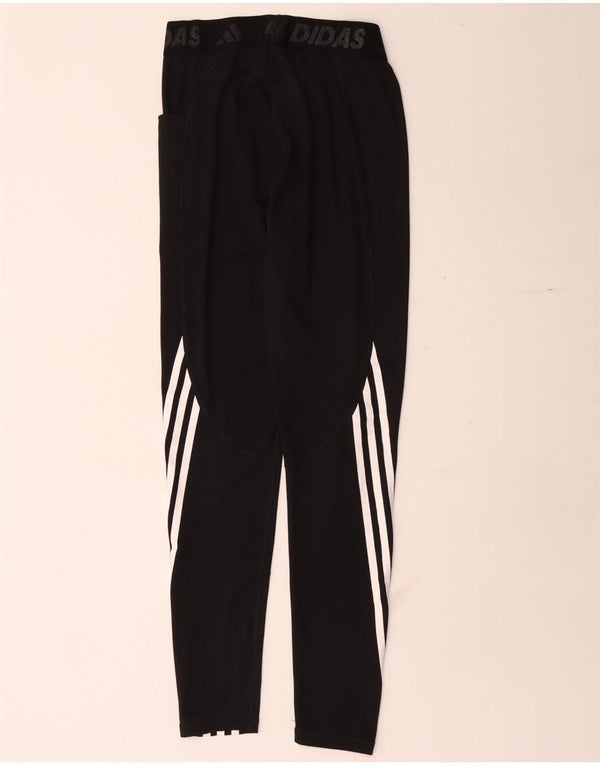 Adidas Leggings graphiques pour femmes UK 8 Small Noir Polyester