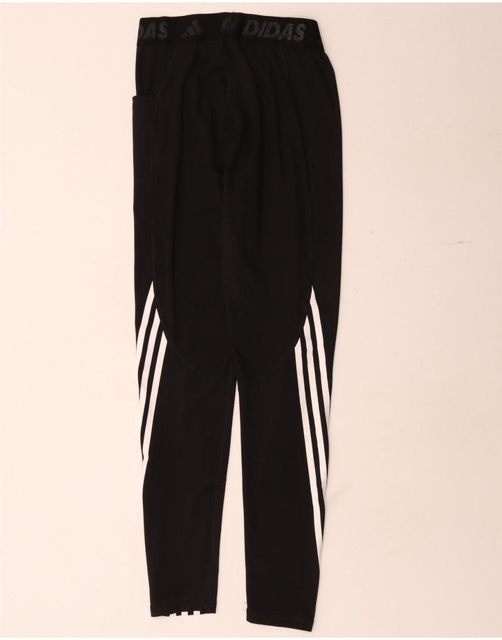 Adidas Leggings graphiques pour femmes UK 8 Small Noir Polyester