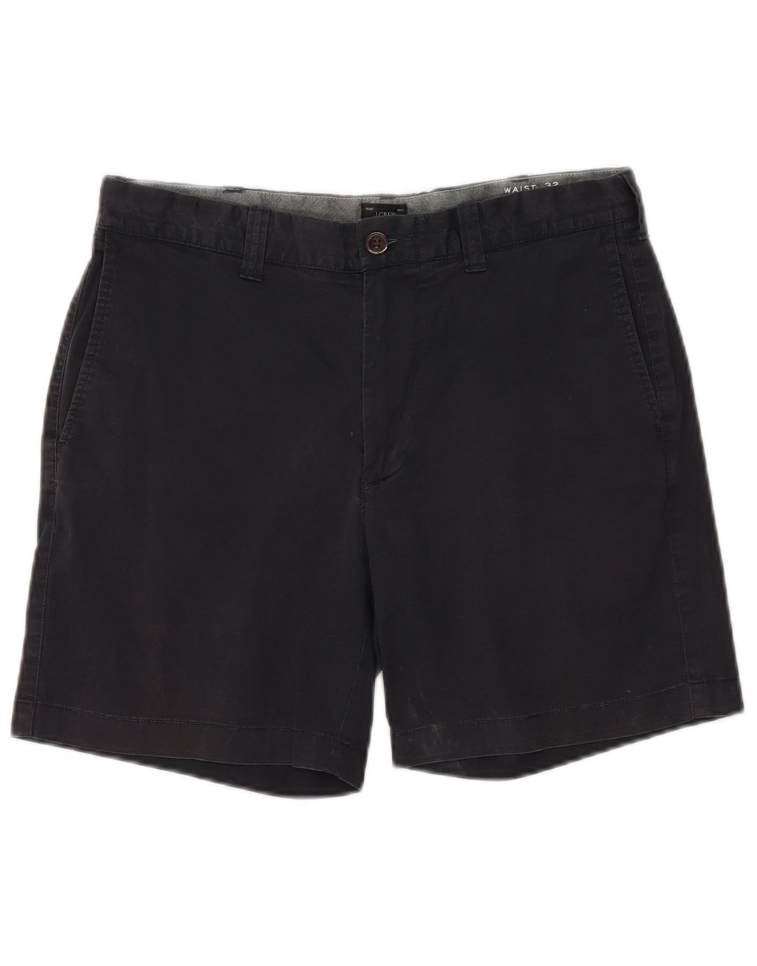 J. Crew Short Chino Homme W32 Coton Bleu Marine Moyen