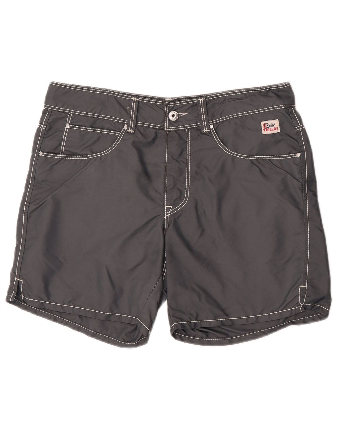 Roy Rogers Short de Bain Homme Gris Moyen Polyamide