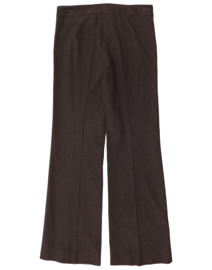 Sisley Pantalon de Costume Bootcut Femme IT 42 Medium W30 L32 Gris Moucheté