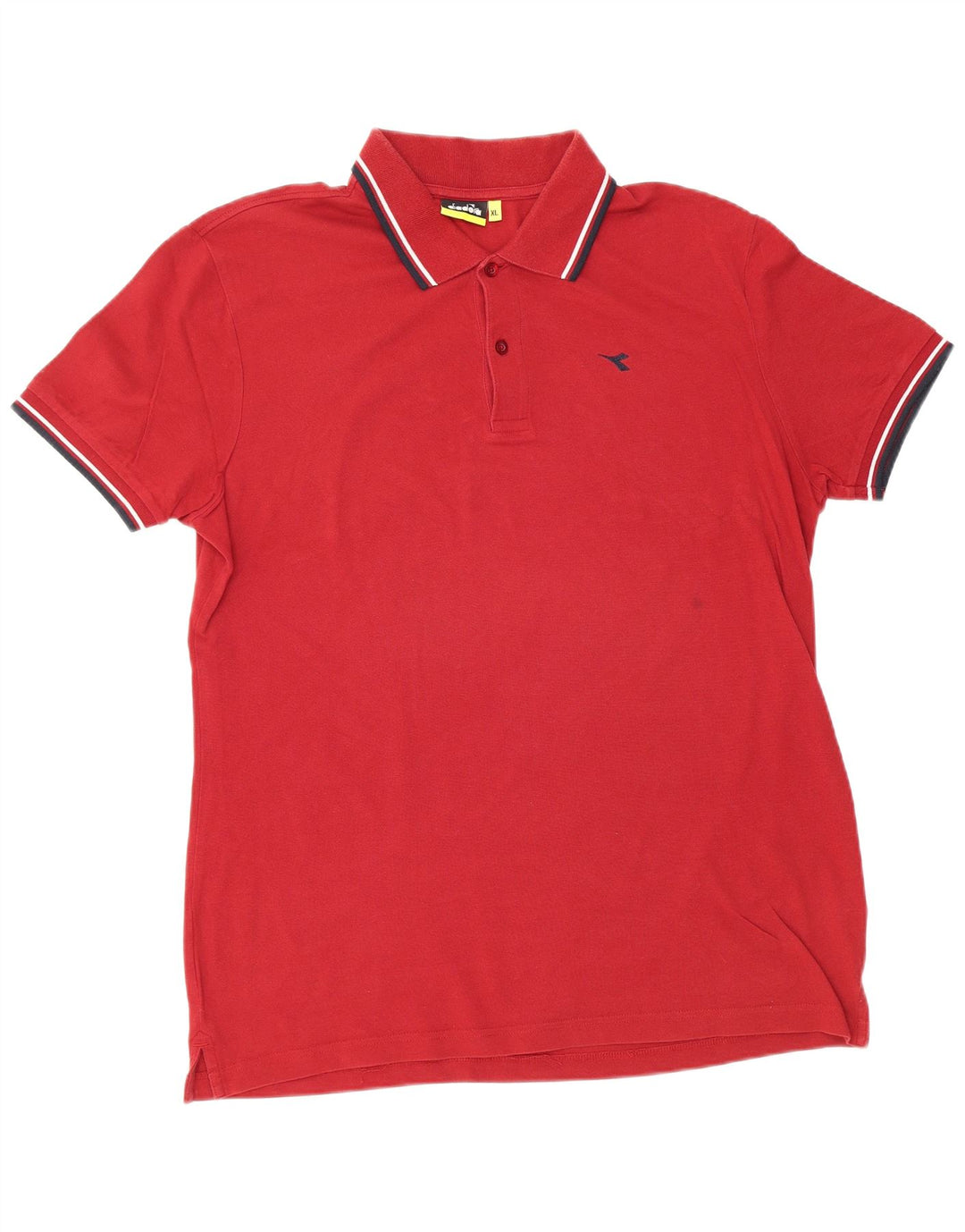 DIADORA Polo Homme XL Rouge Coton