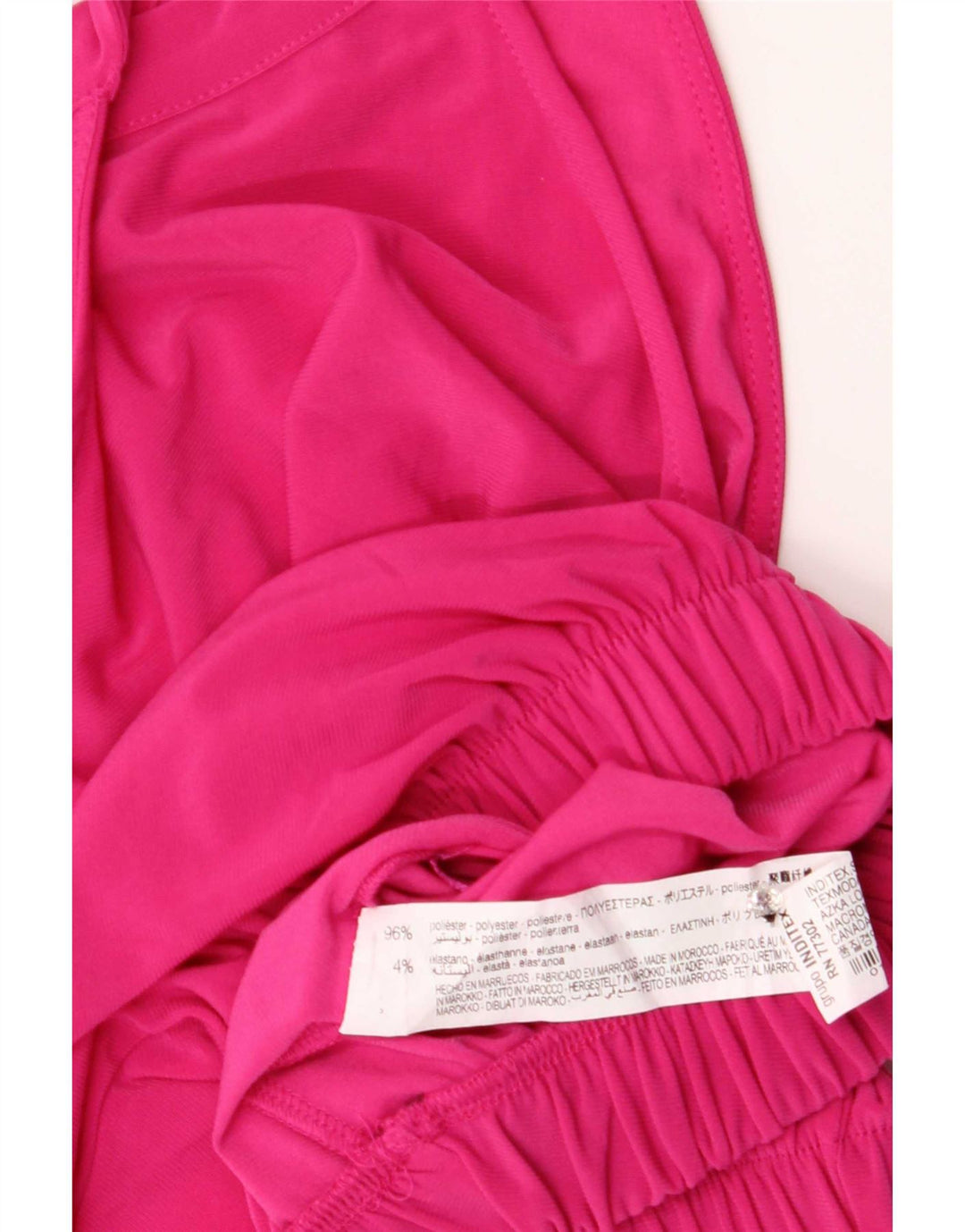Zara Womens Crop Halter Top UK 8 Petit Rose Polyester