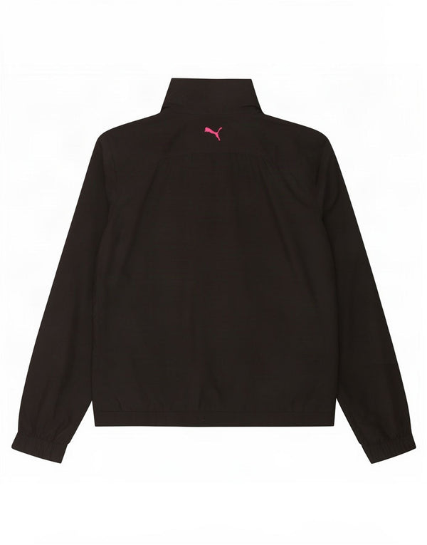 Puma Veste de survêtement graphique fille 11-12 ans Noir
