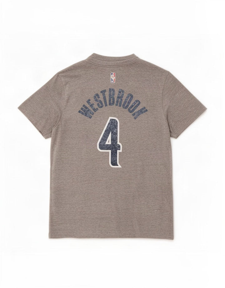 Nike T-Shirt Graphique Washington Wizards Homme Gris Moyen