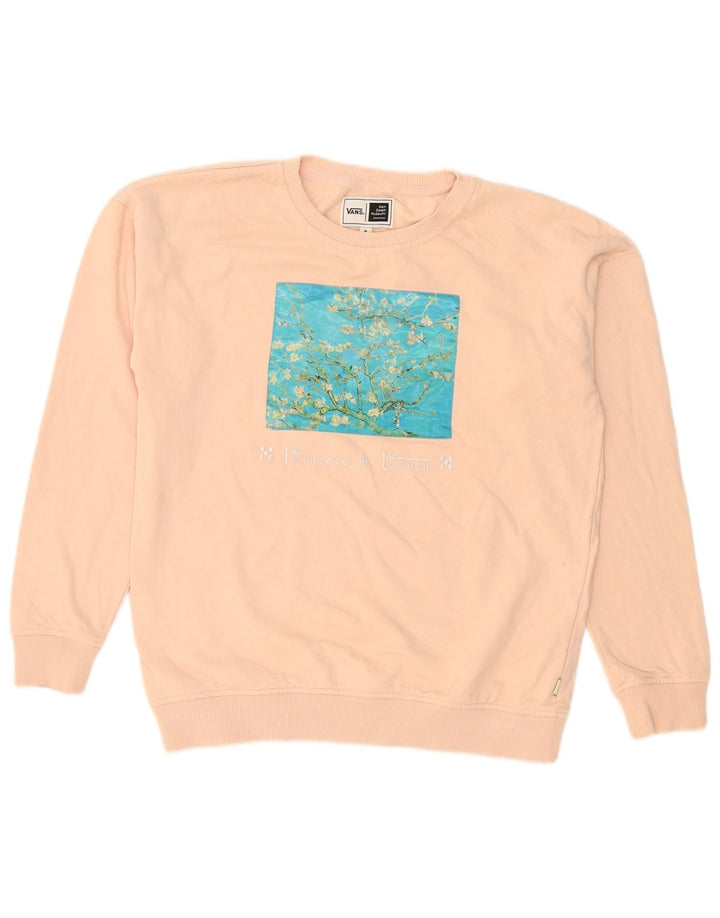 Vans Sweat-shirt graphique pour homme en coton rose moyen