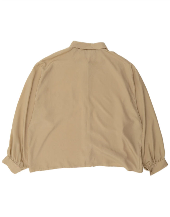 Luisa Spagnoli Chemisier Femme UK 18 XL Beige Polyester