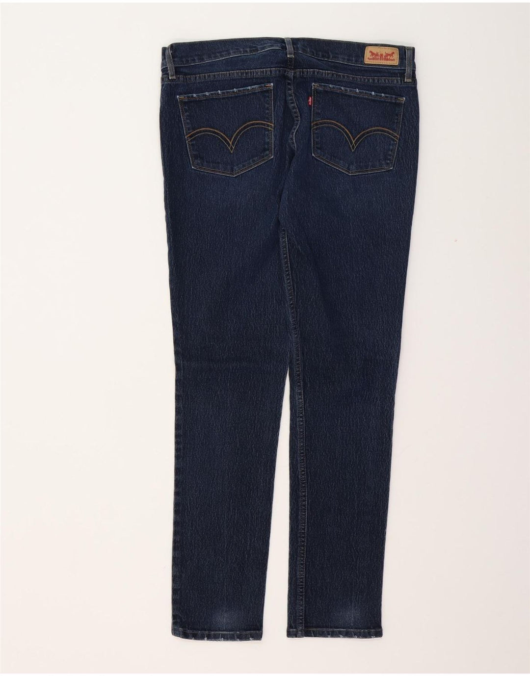 LEVI'S Jean skinny 524 pour femme US 13 Large W31 L32 Bleu marine Coton