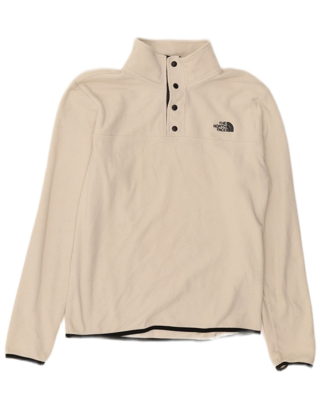 The North Face Pull polaire à col boutonné pour homme Petit polyester blanc