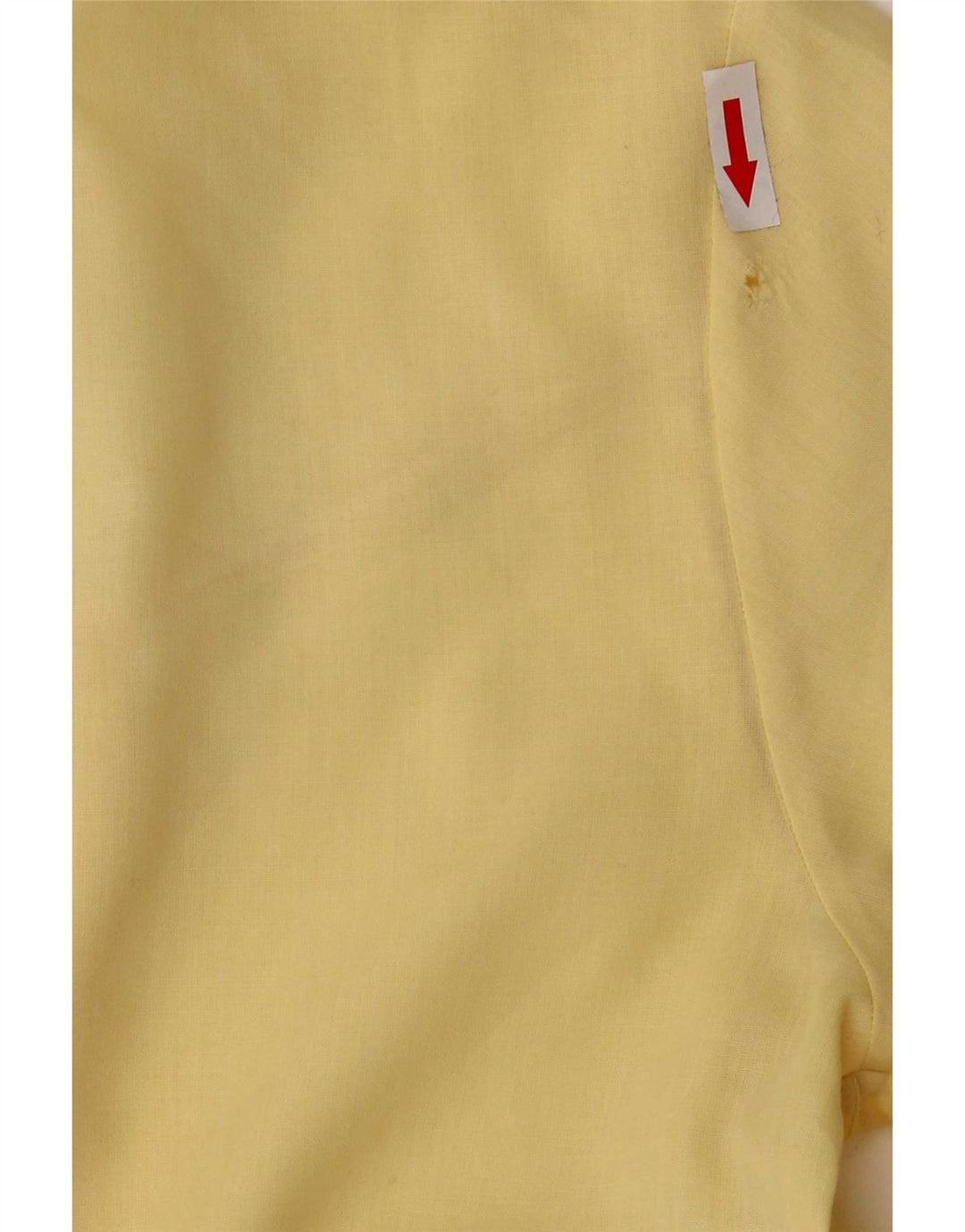 Ambra Chemise à manches courtes pour femme UK 44 Polyester jaune moyen
